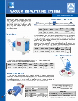 Vacuum De Watering System India