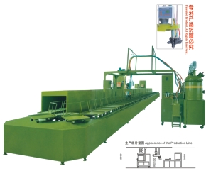 pu sole injecting machine