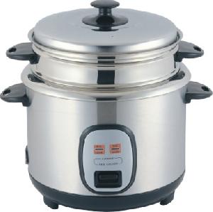 stainless steel straight rice cooker