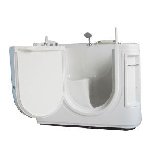 Handicapped Bathtub With A Door Providing People Independence, Comfort And Safety