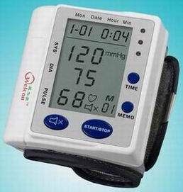 voice wrist blood pressure monitor