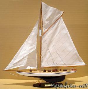 Viet Nam Wooden Model Sailing Boat Defender