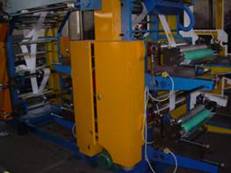 2 4 colours roll printing machine