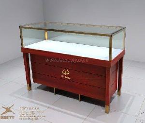 Durable And Luxurious Jewelry Counter Display Case