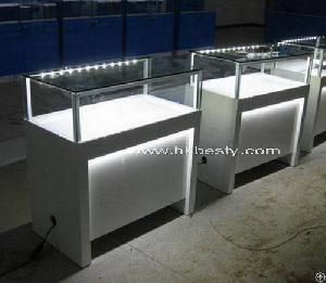 Image Of Showcase For Diamond Jewelry With Bright Led Lights