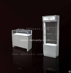 jewellery counter display window showcase store power bright lighting