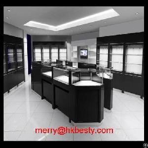 kiosk showcases jewelry store powered led strips