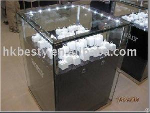 glass diamond display showcases