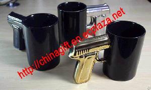 pistol grip cups