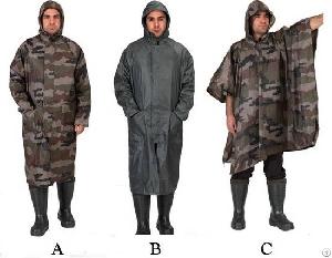 military poncho raincoat liner