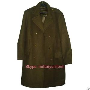 Military Wool Overcoat Great Coat Long Coat