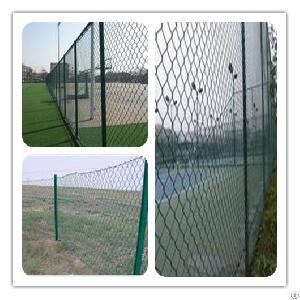 chain link fence fabric galvanized pvc coated 1inch 4inch