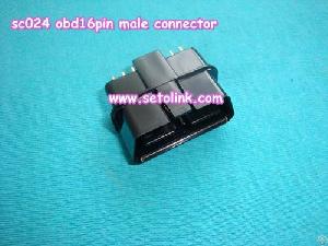 Obd16pin Male Connector For Auto Bus Sc024