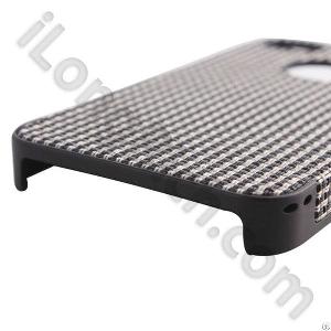 For Iphone 4 And 4s Fine Black Checker Style Hard Plastic Cases