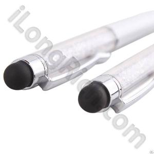 Rhinestone Ball Pen Shape Touch Pen For Ipone And Ipad And Other Touch Phone