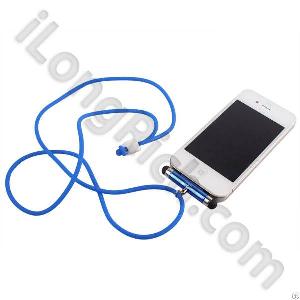 smart touch neck strap ipad iphone ipod blue