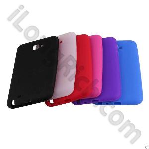 smooth surface soft silicone cases samsung galaxy note i9220