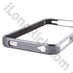 Sword Series Color Metal Bumper Cases For Iphone4 And 4s-grey