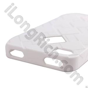 White Rhombus Hard Plastic Cases For Iphone 4 And 4s