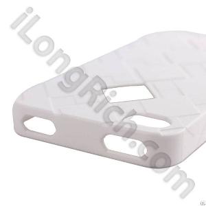 White Rhombus Hard Plastic Cases For Iphone 4 And 4s