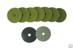 Olive Wet Polishing Pads-grit50-3000-buff