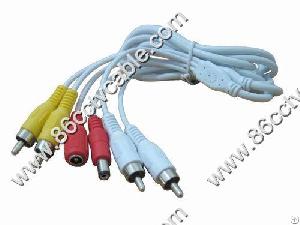 Budget Cctv Camera Audio Video Power Cable, Plug Play Cable For Diy Cctv System