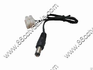 dc power pigtail screw mount cord cable