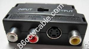 scart rca converter socket