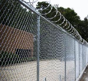 barbed wire fence razor chain link fencing system