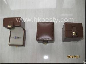 cute ring box leather