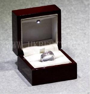 Happy Wedding Ring Boxes Wigh Light
