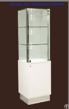 jewelry tower pedestal display case