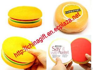 hamburger memo pad notepad