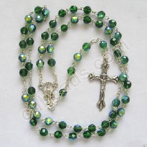 Catholic Rosary Birthstone Rosaries Crystal Glass Rosary Faceted Prayer Beads