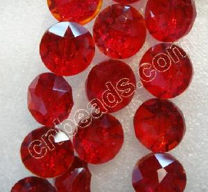 Diamond Cut Crystal Beads Round Glass Jewelry Part 2012 New Large Bead Crafts