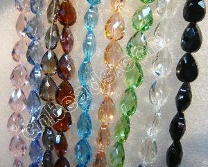 drop crystal beads faceted glass jewelry 2012 fashion crafts