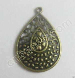 Drop Metal Pendant Fit Rhinestone Alloy Pendants 2012 Fashion Jewelry Accessories