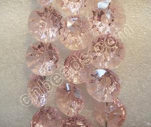 Pink Crystal Button Large Round Glass Garment Accessories 2012 Fashion Jewelry Parts