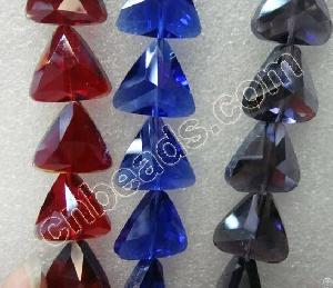 Triangle Glass Beads Large Crystal Jewelry Accessories 2012 Fashion Gifts