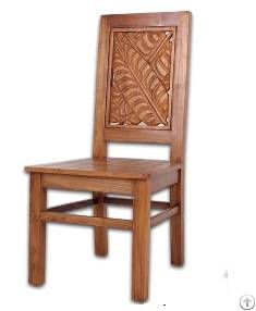 teak carving dining chairs