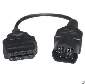 Mazda 17 Pin To 16 Pin Obd2 Adapter Female Connector Cable Car