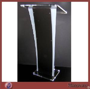 modern exquisite floor standing acrylic lucite lectern