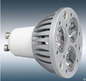 3 1w Gu10 High Power Led Spot Light