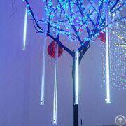 led ice drop meteor light