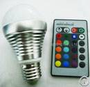 led rgb power bulb e27 3w