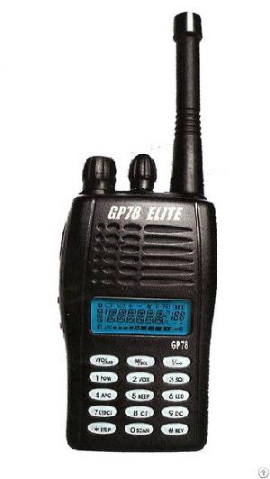 Gp 78 Elite, Two Way Radio, Walkie Talkie, Ht, Motorola