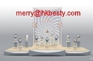 Acrylic Watch Display Stand, Display Set For Famous Watch Brand