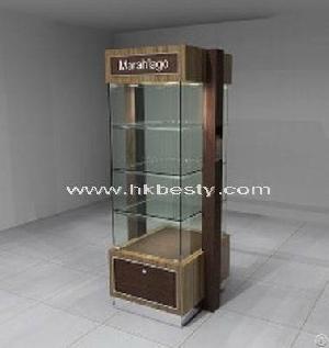 Locked Display Cabinets Glass For Jewelry In Jewelry Store