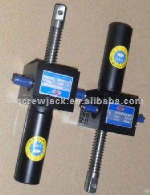 250kn Worm Gear Screw Jacks Cubical Gearbox