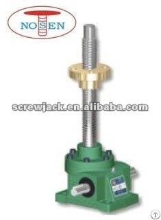 worm gear screw jack rotating